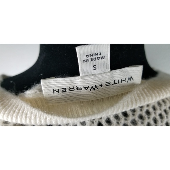 💎SOLD💎 White + Warren | Ruffle Cashmere Sweater - Picture 6 of 7